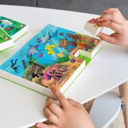 Puzzle Lumea subacvatica Hubelino (35 piese)