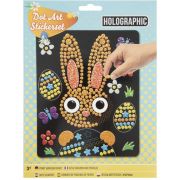 Set creativ Mozaic Buline Holografice Paste 22 x 18 cm Grafix GR810040 BBJGR810040_Iepuras