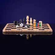 Set jocuri clasice - Sah, Dame, Table, Domino, Nu te supara, Dame chinezesti, Moara