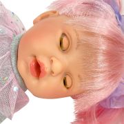 Papusa Nines D'Onil, Alex Star, cu parul roz, ambalata in cutie, cu miros de vanilie, 40 cm