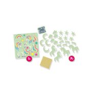 Set autocolante fosforescente cu unicorni pentru copii