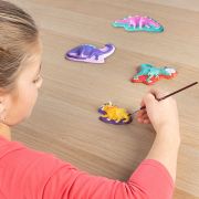 Set de lucru manual pentru copii cu dinozauri fosforescenti