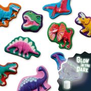 Set de lucru manual pentru copii cu dinozauri fosforescenti