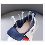 Adidasi albi cu gri, rosu si bleumarine cu luminite (marime disponibila: marimea 23) md1012-2-c.marimea 23