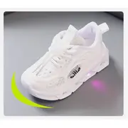 Adidasi albi cu luminite - Khoc AD8866-3-c