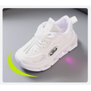 Adidasi albi cu luminite - Khoc AD8866-3-c