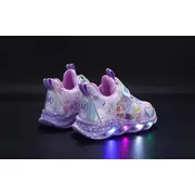 Adidasi lila cu luminite - Siren MDM-301-1-c