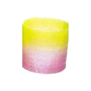 Arc cu sclipici 7x6.5 cm LG Imports LG9499 BBJLG9499_Roz/Galben