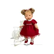 Papusa Nines D'Onil, Celia Craciun, cu parul blond, cu miros de vanilie, 45cm