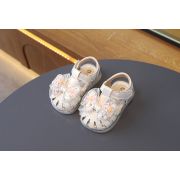 Sandale alb sidefat pentru fetite - Doll MDA1609-1-c