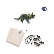 Set creativ Dino si excavarea scheletului 2 in 1 - Triceratops
