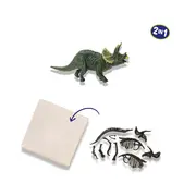 Set creativ Dino si excavarea scheletului 2 in 1 - Triceratops