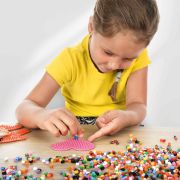 Set margele de calcat culori trendy Beedz, in galeata 9000 bucati