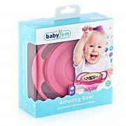 Bol multifunctional cu capac si rotire 360 grade BabyJem Amazing Bowl (Culoare: Gri) JEMbj_3504