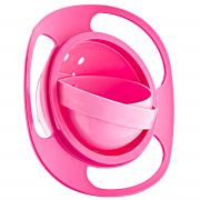 Bol multifunctional cu capac si rotire 360 grade BabyJem Amazing Bowl (Culoare: Gri) JEMbj_3504