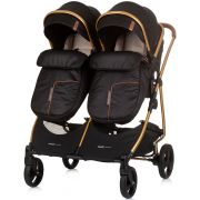 Carucior gemeni chipolino duo smart 2 in 1 obsidian gold hubkbds02401og