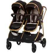 Carucior gemeni chipolino duo smart 3 in 1 obsidian gold hubst-kbds02401og