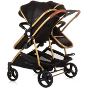 Carucior gemeni chipolino duo smart 3 in 1 obsidian gold hubst-kbds02401og