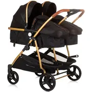 Carucior gemeni chipolino duo smart 3 in 1 obsidian gold hubst-kbds02401og