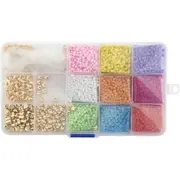 Cutie cu margele, 10x17 cm, 9 culori Grafix GR240022 BBJGR240022_Initiala