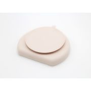 Farfurie din silicon cu 3 compartimente pentru auto-diversificare BabyJem (Culoare: Maro) JEMbj_7156