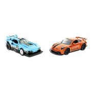 HOT WHEELS SET 2 MASINUTE METALICE PULL BACK GT-SCORCHER SI PORSCHE 911 GT3 1:43 VIVMTHPR91_HPR96