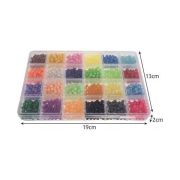 Margele de apa 2800 buc cu accesorii, lipire prin stropire cu apa Kruzzel MY18255 BBJMY18255_Initiala
