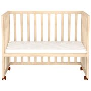 Patut copii din lemn co-sleeper hubners eva 94x46 cm natur hubpcshena