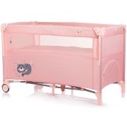 Patut pliabil chipolino relax flamingo cu laterala culisanta hubkosire248fl