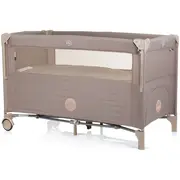 Patut pliabil chipolino relax macadamia linen cu laterala culisanta hubkosire242ma