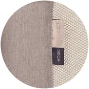 Patut pliabil chipolino relax macadamia linen cu laterala culisanta hubkosire242ma