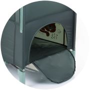 Patut pliabil chipolino relax pastel green cu laterala culisanta hubkosire247pg