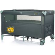 Patut pliabil chipolino relax pastel green cu laterala culisanta hubkosire247pg