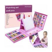 Set pentru pictura 208 piese cu geanta inclusa Maaleo Iso Trade MY18117 BBJMY18117_Roz