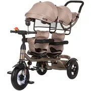 Tricicleta gemeni chipolino 2play golden beige hubtrk2p0245gb