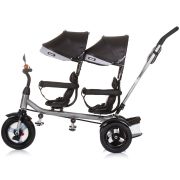 Tricicleta gemeni chipolino 2play obsidian silver hubtrk2p0242os