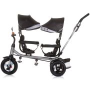 Tricicleta gemeni chipolino 2play obsidian silver hubtrk2p0242os