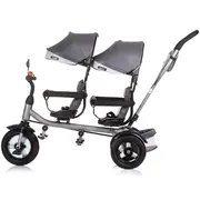 Tricicleta gemeni chipolino 2play silver grey hubtrk2p0244sg