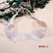 Bentita din danteluta pentru fetite MDMB3421-be1