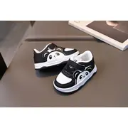 Adidasi alb cu negru - Love panda MBHY2406-2-c