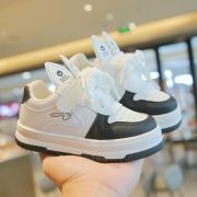 Adidasi albi cu negru - Bunny MDSY-26-2-c