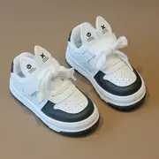 Adidasi albi cu negru - Bunny MDSY-26-2-c