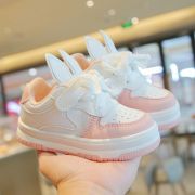 Adidasi albi cu roz - Bunny MBSY-26-3-c