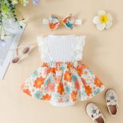 Rochita body alba - Flowers MDYJ2022S45-13-R2