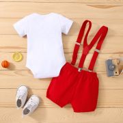 Costumas cu body pentru baietei - First red MDXBR65-de