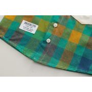 Costumas pentru baietei cu camasuta verde in carouri MDXBR13-R1