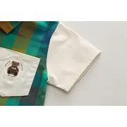 Costumas pentru baietei cu camasuta verde in carouri MDXBR13-R1