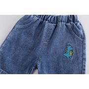 Costumas pentru baietei cu tricou verde tip polo - Dino MDXBR06-R1