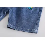 Costumas pentru baietei cu tricou verde tip polo - Dino MDXBR06-R1
