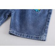 Costumas pentru baietei cu tricou verde tip polo - Dino MDXBR06-R1